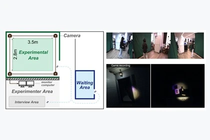 VR fear-response experimental setup